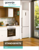 Katalog Standgeräte von Gorenje Hausgeräte Outlet